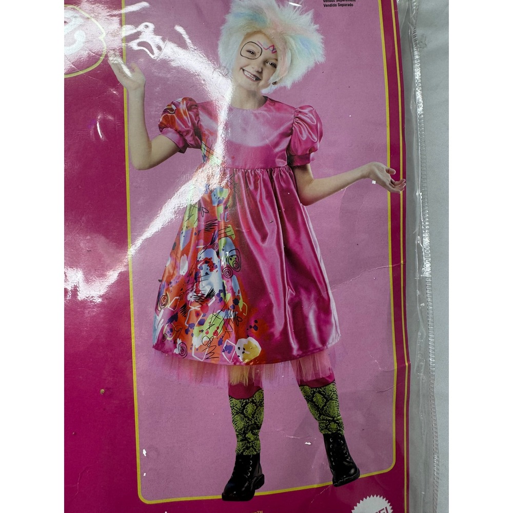 Barbie The Movie Weird Barbie Costume Girls Medium 7-8 Rubies Pink Dress Set